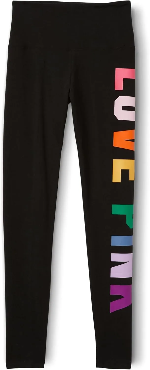 Victoria's Secret Women's Pink Logo Cotton Leggings (XS-XXL)