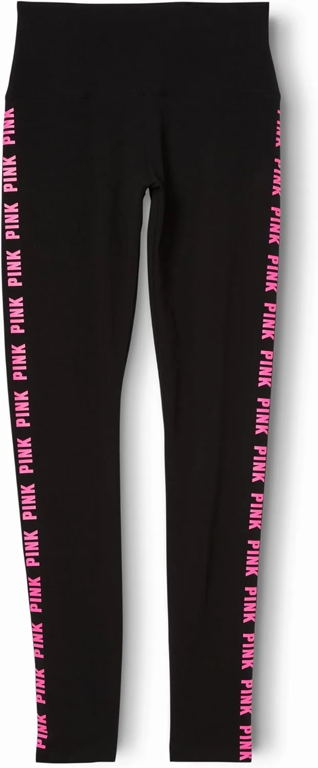 Victoria's Secret Women's Pink Logo Cotton Leggings (XS-XXL)