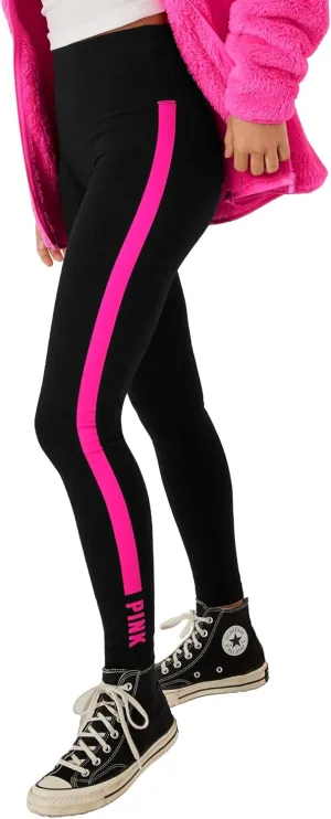 Victoria's Secret Women's Pink Logo Cotton Leggings (XS-XXL)