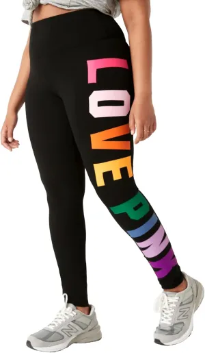 Victoria's Secret Women's Pink Logo Cotton Leggings (XS-XXL)