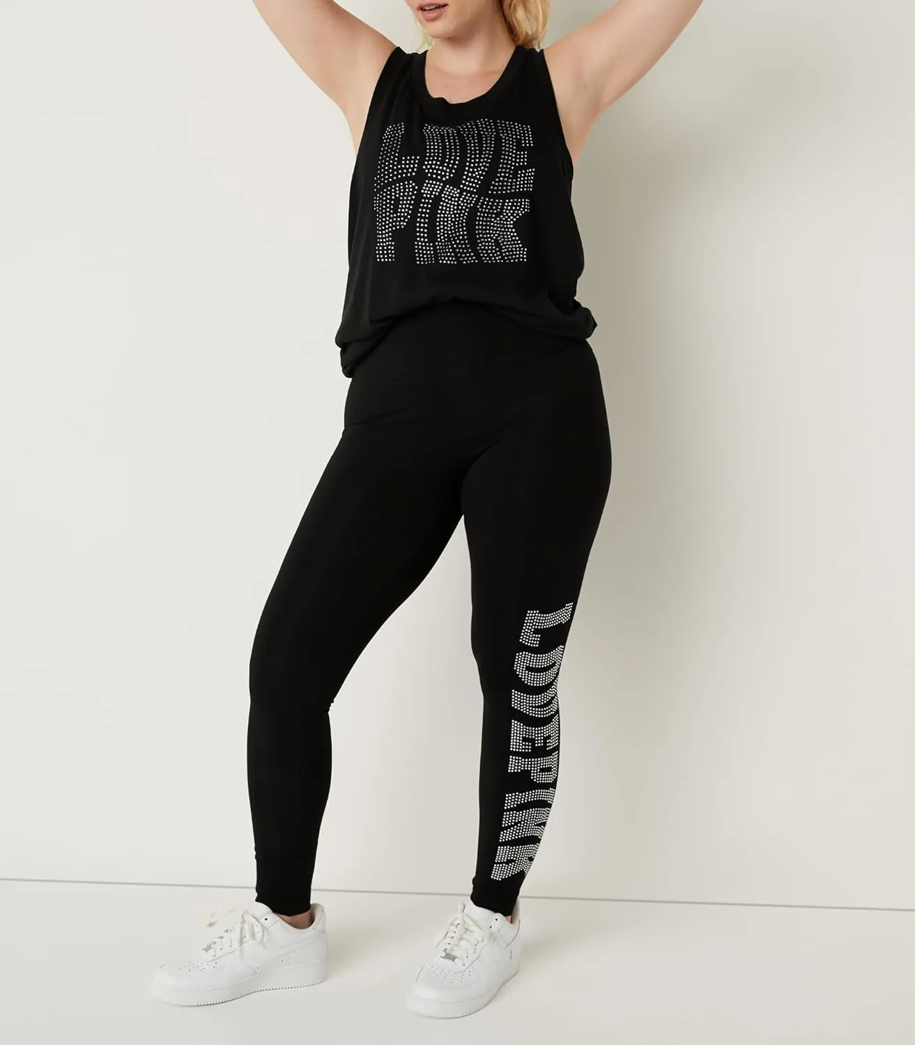 Victoria's Secret Women's Pink Logo Cotton Leggings (XS-XXL)