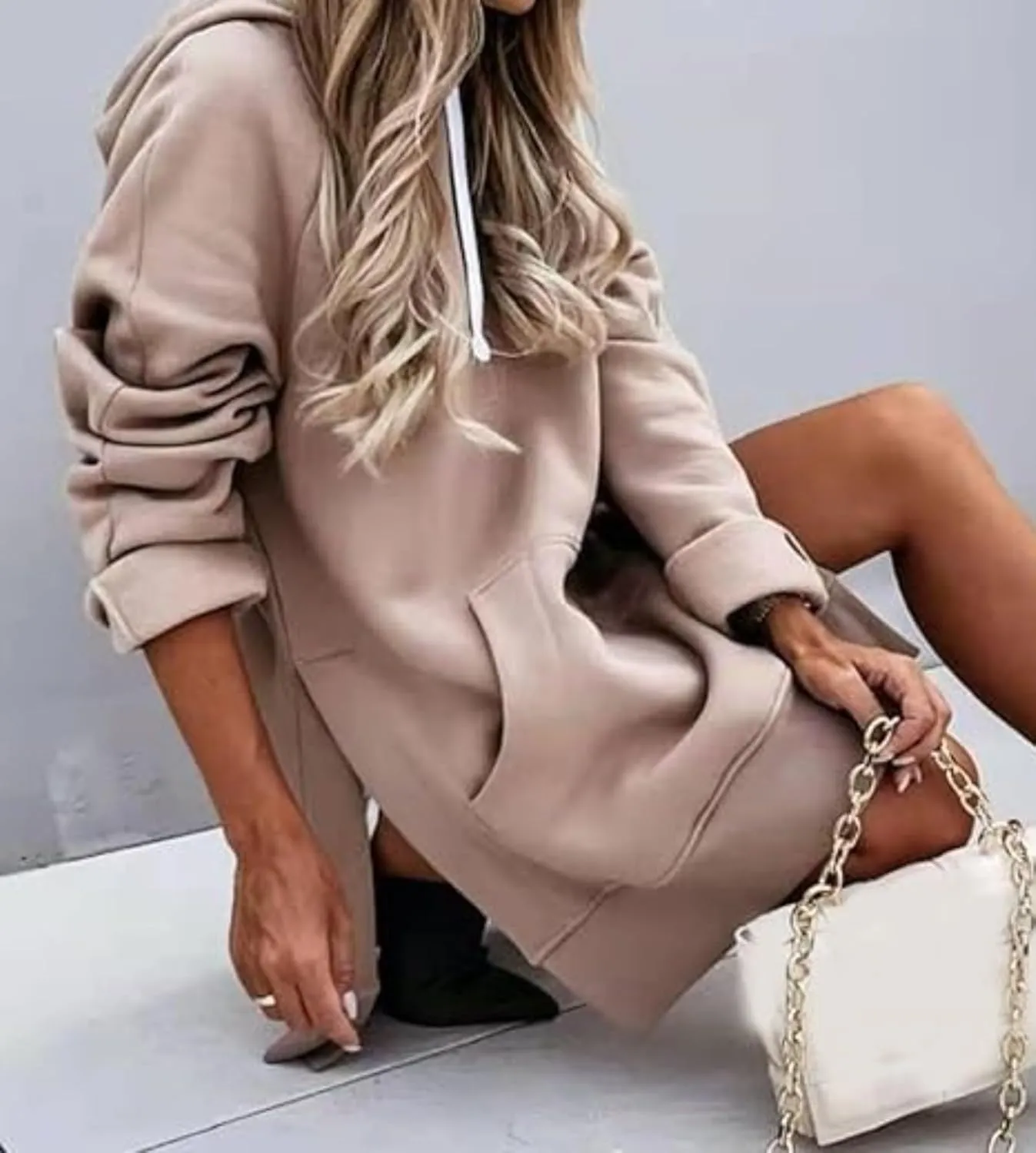 Warmy Hoodie, The Warmy Oversized Hoodie Dress Women, The Warmy Hoodie Casual Pullover Long Sleeve