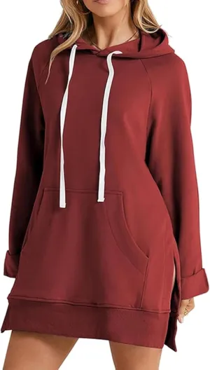 Warmy Hoodie, The Warmy Oversized Hoodie Dress Women, The Warmy Hoodie Casual Pullover Long Sleeve