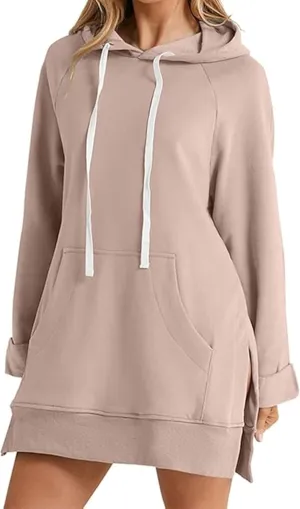 Warmy Hoodie, The Warmy Oversized Hoodie Dress Women, The Warmy Hoodie Casual Pullover Long Sleeve