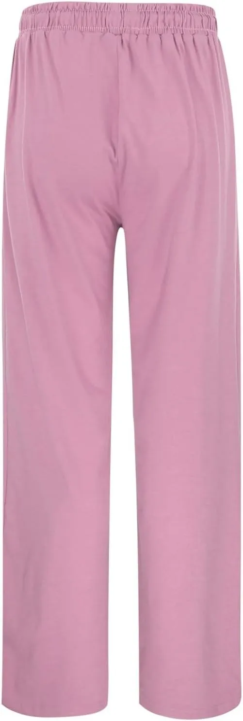 Wide Leg Sweatpants Women 2025 High Waisted Casual Loose Drawstring Sports Athletic Baggy Lounge Pants with Pockets