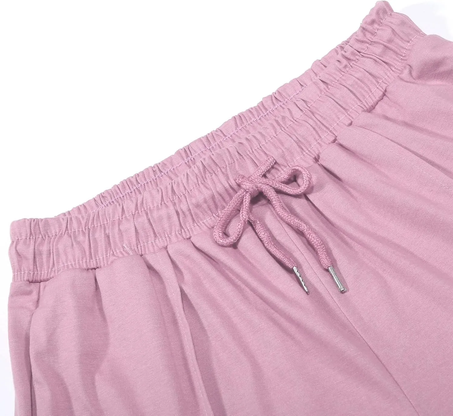 Wide Leg Sweatpants Women 2025 High Waisted Casual Loose Drawstring Sports Athletic Baggy Lounge Pants with Pockets