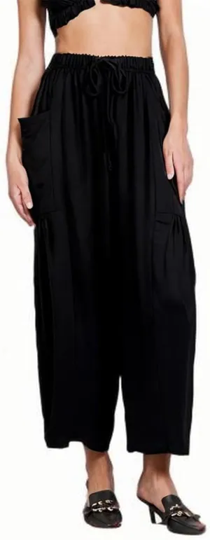 Women Pants Wide Leg Cotton Linen Pants Summer Trendy Beach Palazzo Lounge Trousers Casual Plus Size Vacation Clothes