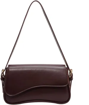 Women Satchel Tote Bag PU Leather Top Handle Bag Buckle Flap Shoulder Bag Trendy Armpit Hobo Bag Shopper Bag