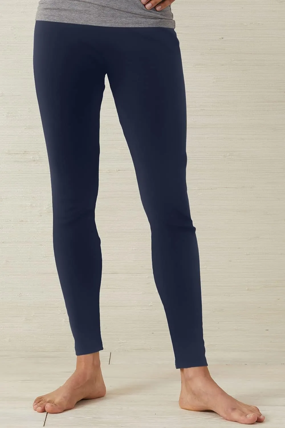 Women's 100% Organic Pima Cotton Leggings Pants - 30" Inseam