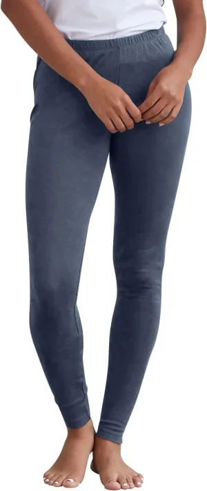 Women's 100% Organic Pima Cotton Leggings Pants - 30" Inseam