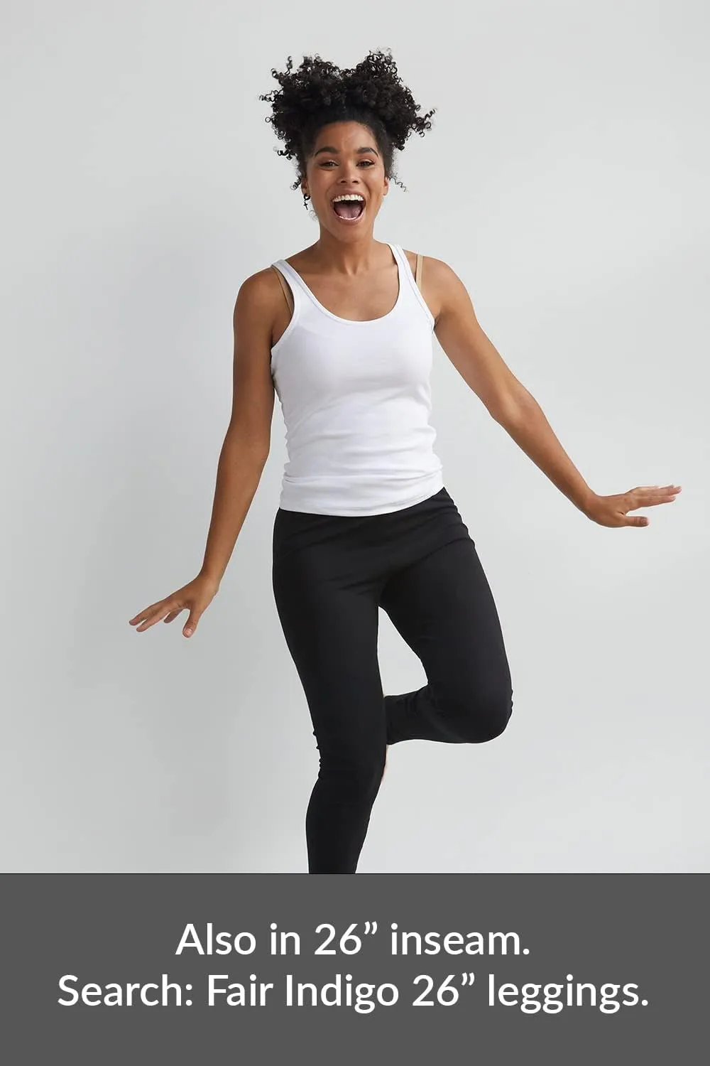 Women's 100% Organic Pima Cotton Leggings Pants - 30" Inseam