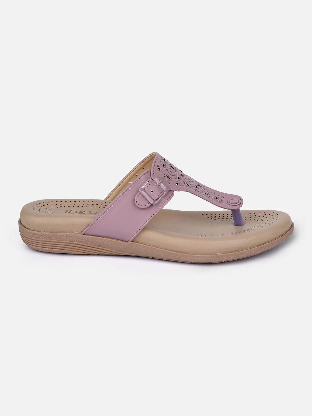 Women's Lavender Thong Sandals (IU6011)