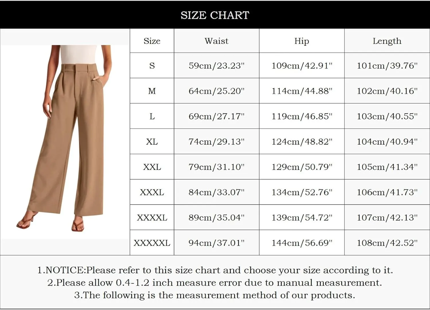 Women's Linen Summer Floral Pant Trousers High Waist Bootcut Loose Fit Palazzo Pants Office