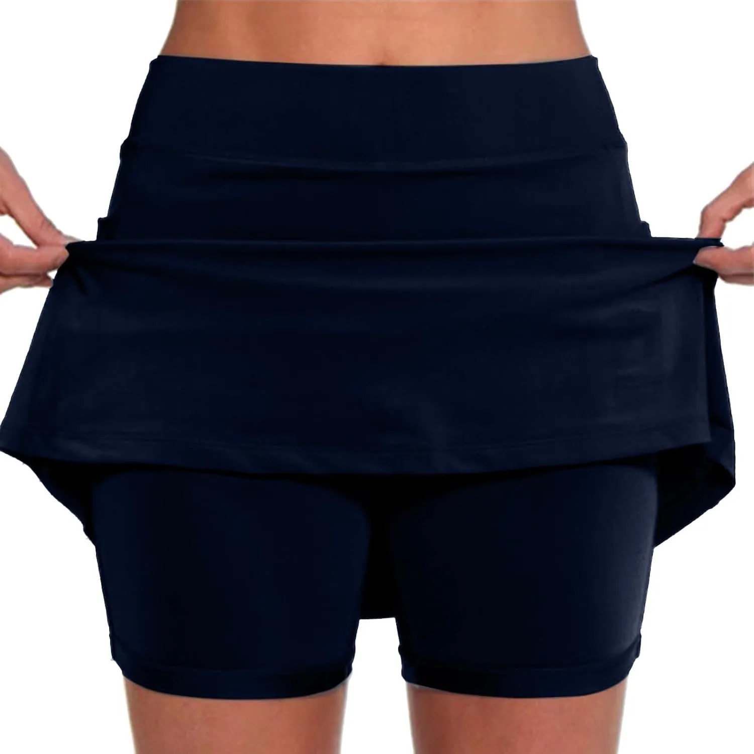 Womens Skorts with Pockets Tummy Control Plus Size Skorts for Women High Waist Athletic Sports Pants Skirt Casual Shorts