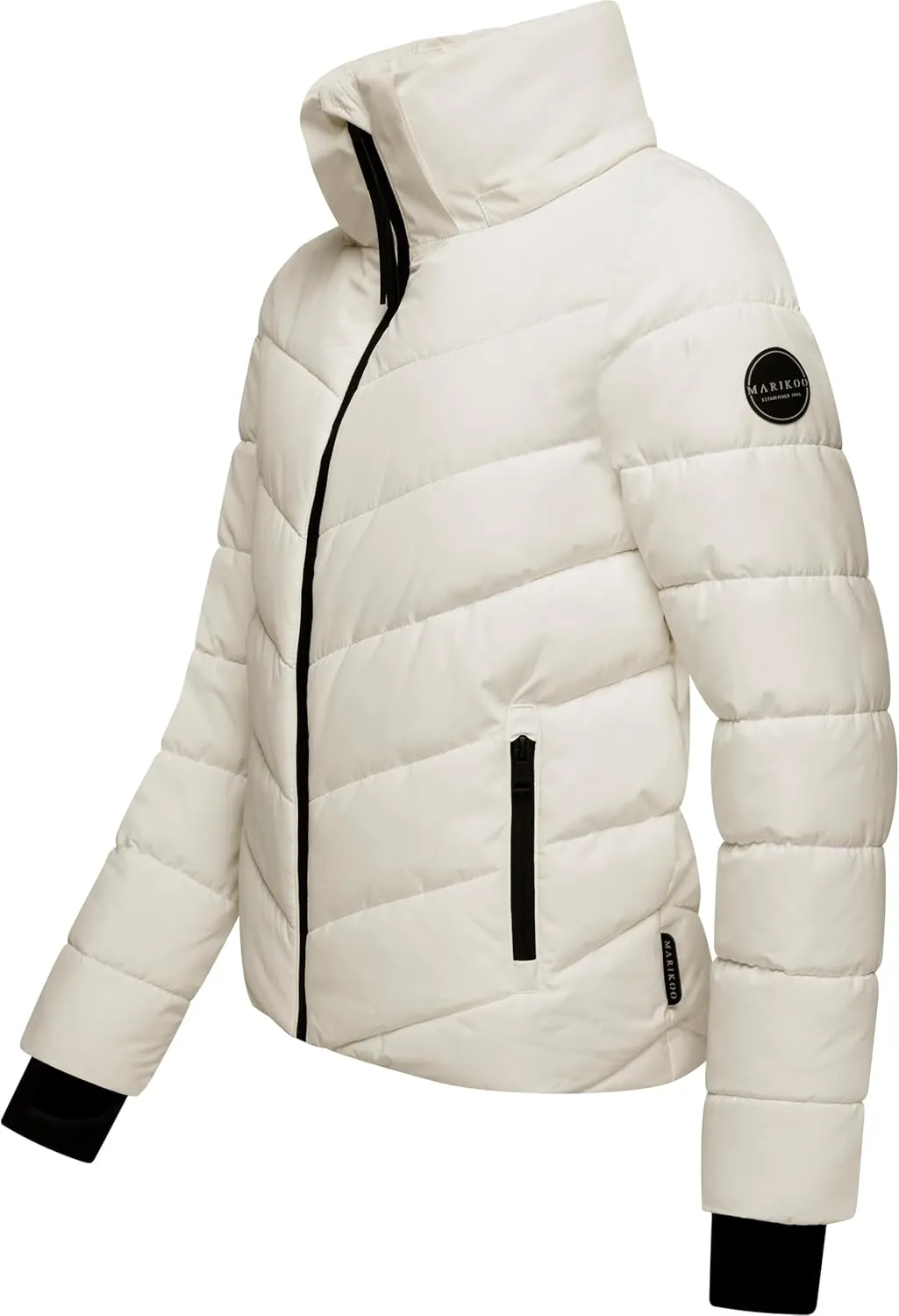 Women's Winter Jacket with Hood | Weather-Resistant Puffer Jacket | Quilted Coat | Samuiaa XVI XS-3XL