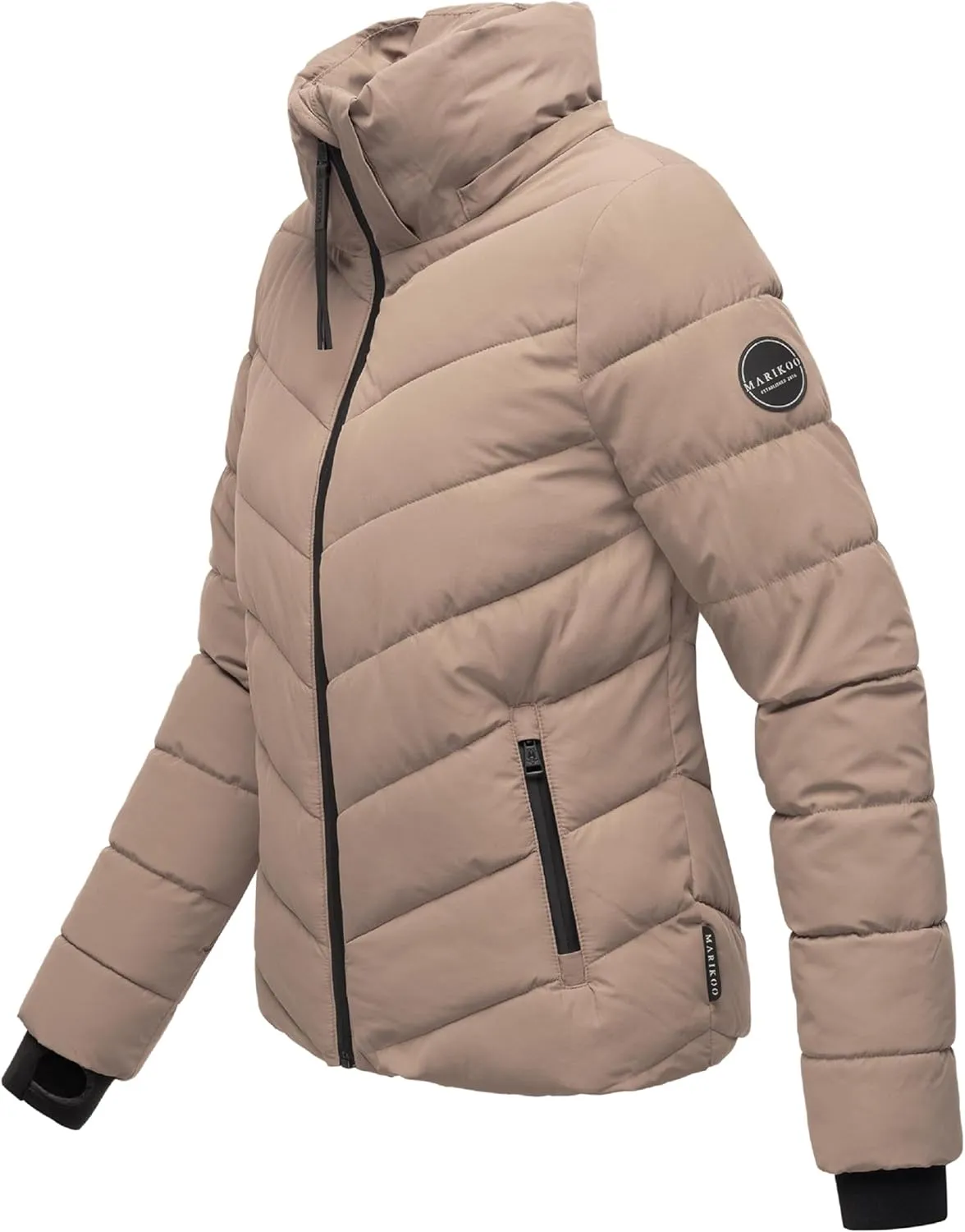 Women's Winter Jacket with Hood | Weather-Resistant Puffer Jacket | Quilted Coat | Samuiaa XVI XS-3XL