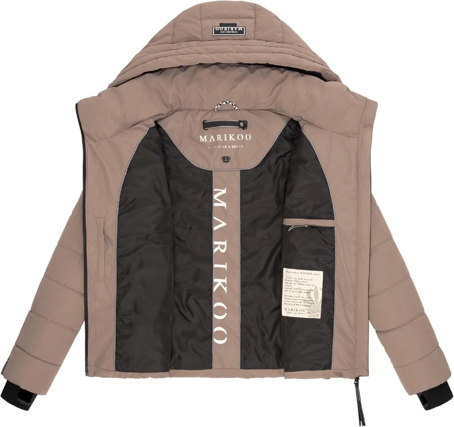 Women's Winter Jacket with Hood | Weather-Resistant Puffer Jacket | Quilted Coat | Samuiaa XVI XS-3XL