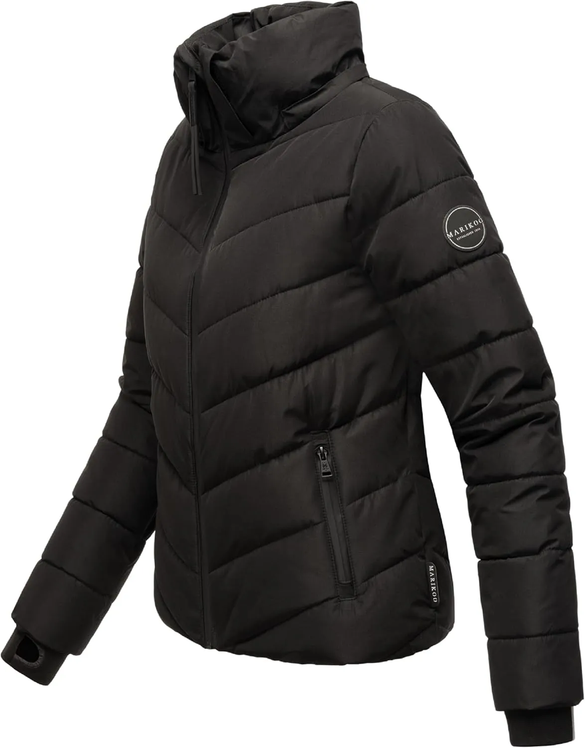 Women's Winter Jacket with Hood | Weather-Resistant Puffer Jacket | Quilted Coat | Samuiaa XVI XS-3XL
