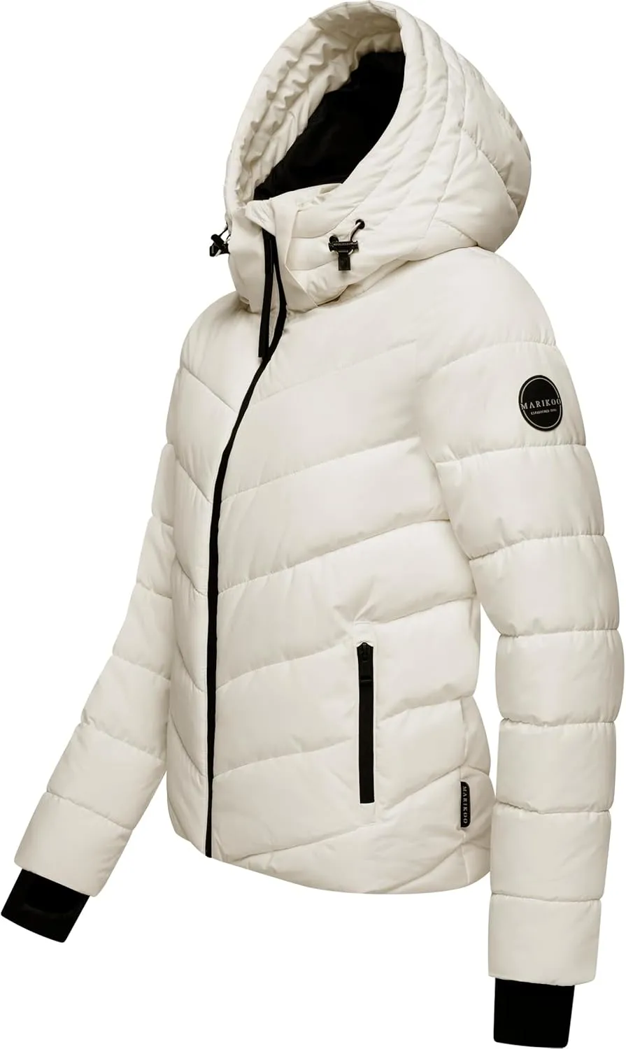 Women's Winter Jacket with Hood | Weather-Resistant Puffer Jacket | Quilted Coat | Samuiaa XVI XS-3XL