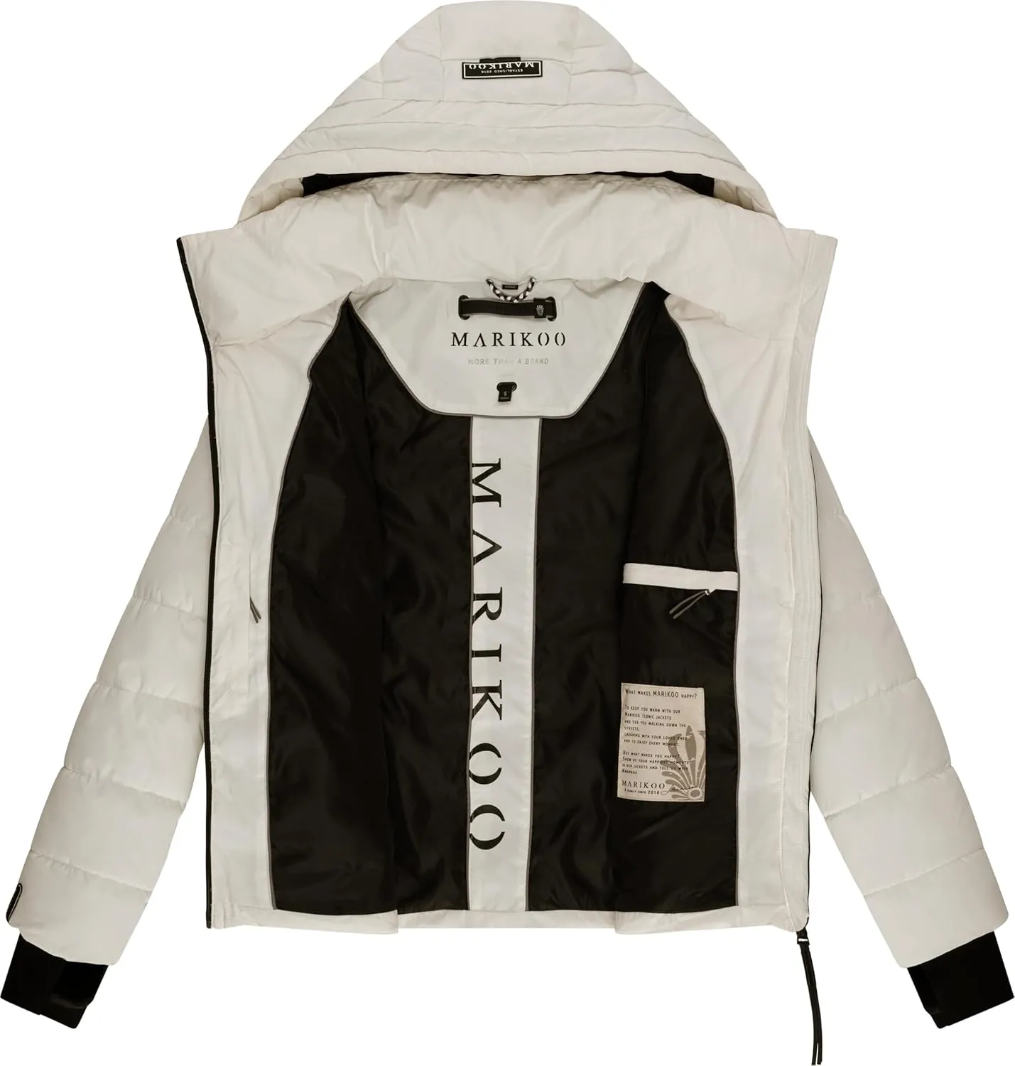Women's Winter Jacket with Hood | Weather-Resistant Puffer Jacket | Quilted Coat | Samuiaa XVI XS-3XL