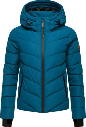 Women's Winter Jacket with Hood | Weather-Resistant Puffer Jacket | Quilted Coat | Samuiaa XVI XS-3XL