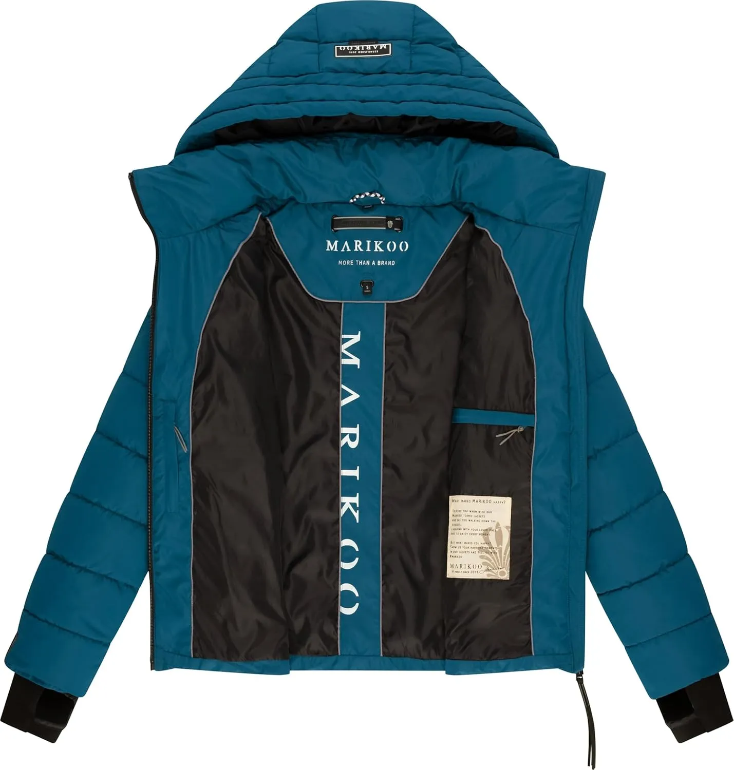 Women's Winter Jacket with Hood | Weather-Resistant Puffer Jacket | Quilted Coat | Samuiaa XVI XS-3XL