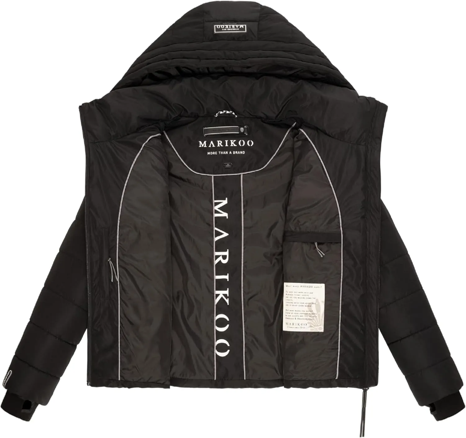 Women's Winter Jacket with Hood | Weather-Resistant Puffer Jacket | Quilted Coat | Samuiaa XVI XS-3XL