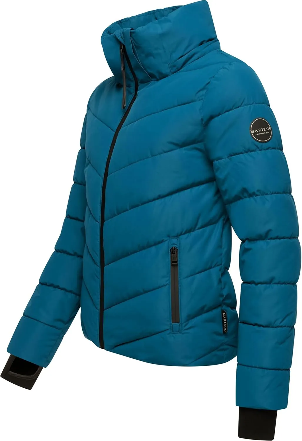 Women's Winter Jacket with Hood | Weather-Resistant Puffer Jacket | Quilted Coat | Samuiaa XVI XS-3XL