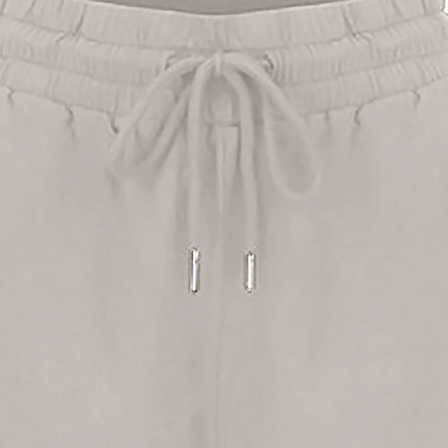 XUNRYAN Linen Pants Women Summer Drawstring Elastic High Waist Wide Leg Loose Fit Trousers Palazzo Lounge Pants w Pockets