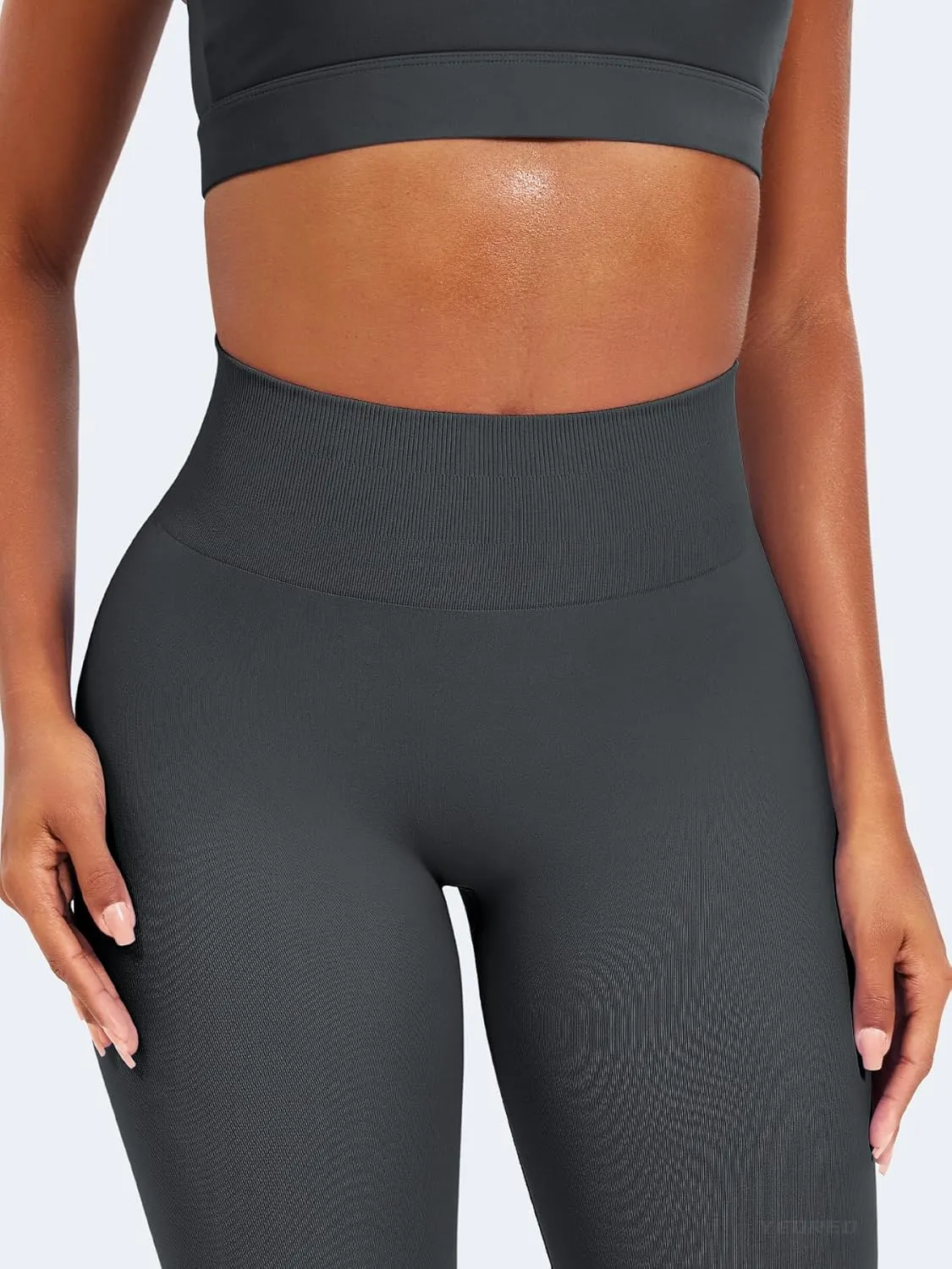 YEOREO Women Seamless Workout Leggings Gym High Waist Yoga Pants