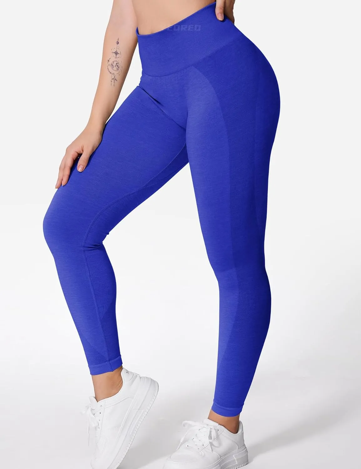 YEOREO Women Seamless Workout Leggings Gym High Waist Yoga Pants