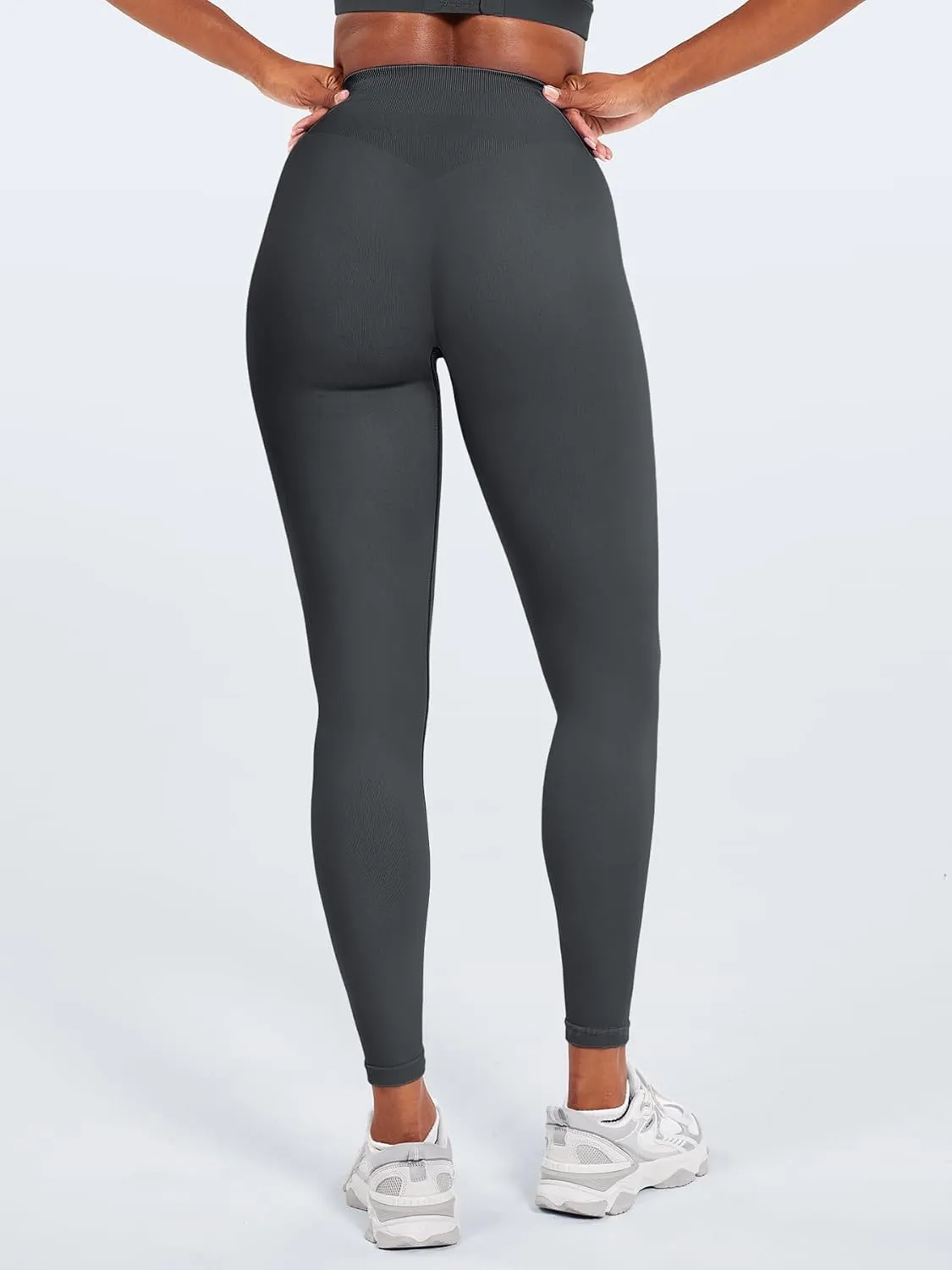YEOREO Women Seamless Workout Leggings Gym High Waist Yoga Pants