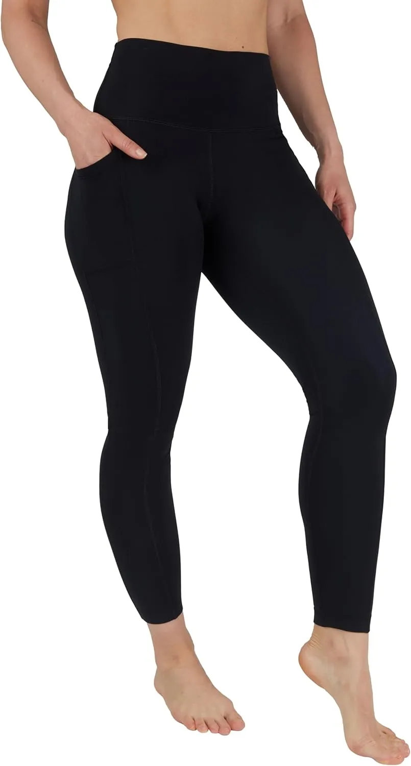 Yogalicious Squat Proof Fleece Lined High Waist Leggings for Women